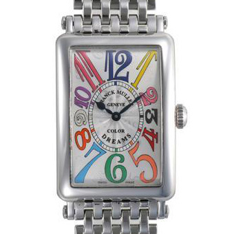 FRANCK MULLER フランクミュラー レプリカ ロングアイランド 952QZ COL DRM カラードリームス シルバー